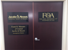 Jacoby & Meyers Manhattan office Jacoby & Meyers Manhattan office