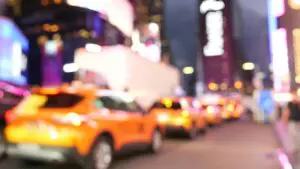 taxis in NYC