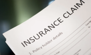 Document titled INSURANCE CLAIM